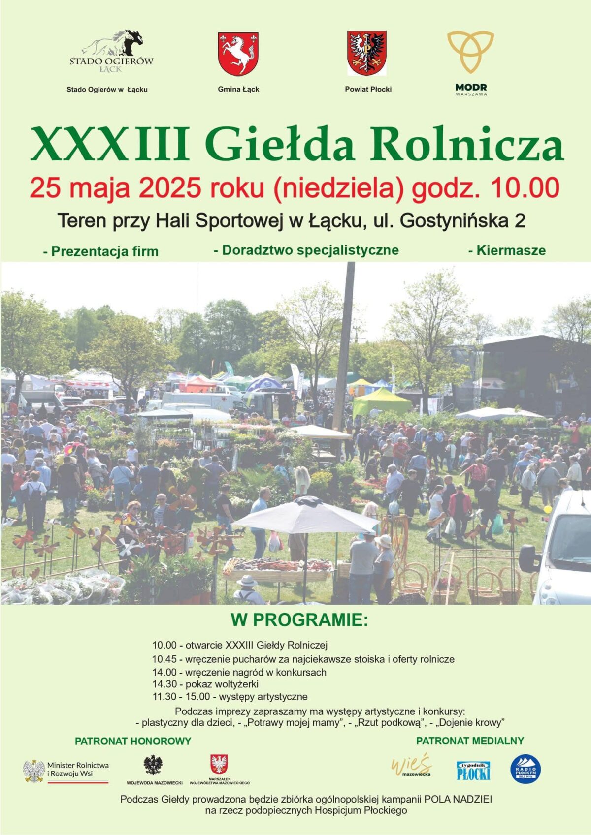 XXXIII GIEŁDA ROLNICZA W ŁĄCKU