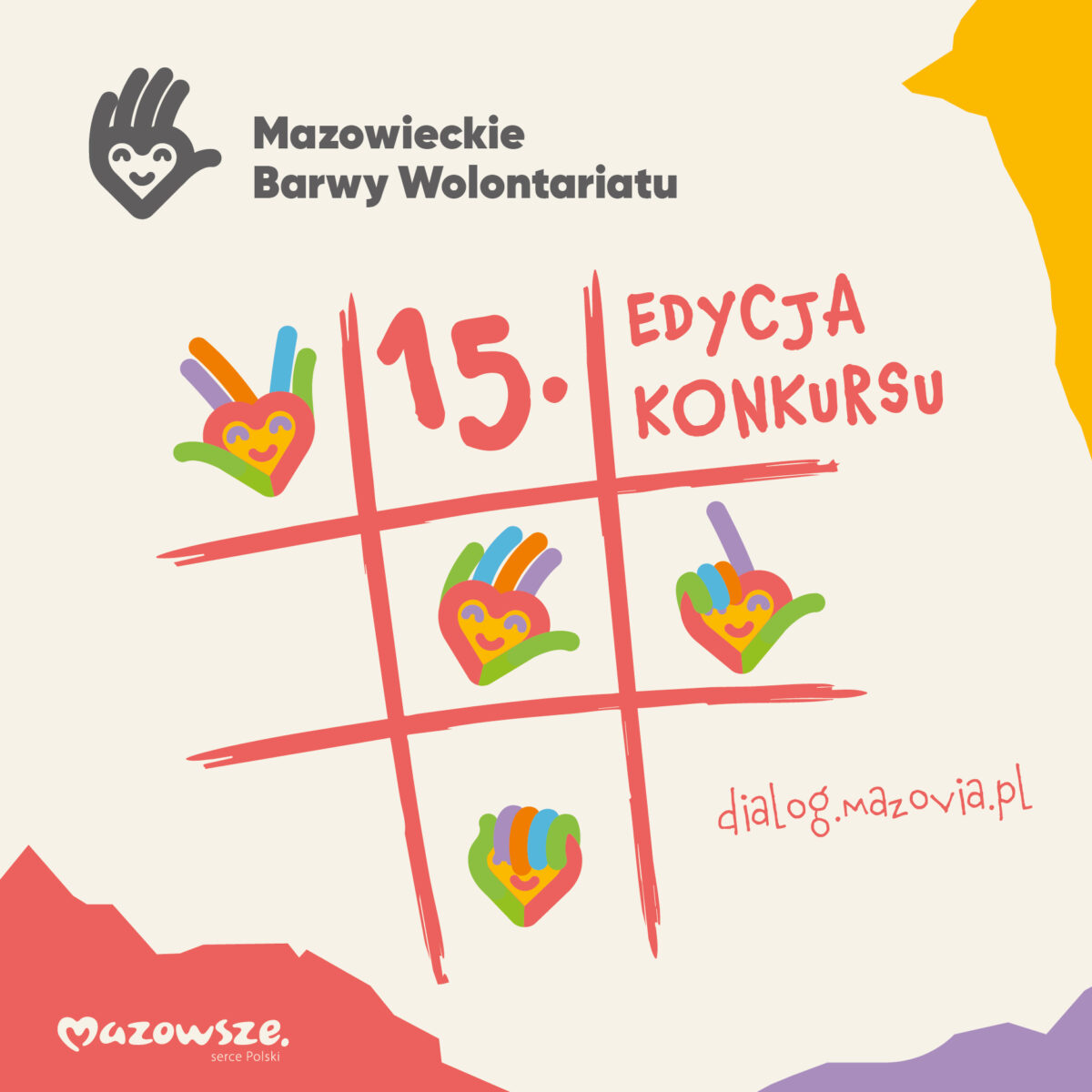 15. edycja Konkursu „Mazowieckie Barwy Wolontariatu”